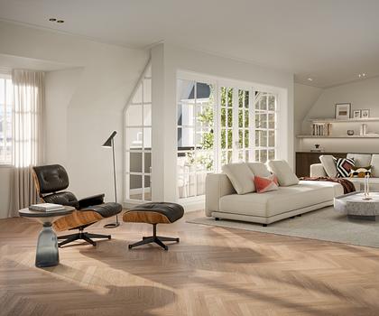 Rarität im Lehel: Dachgeschoss in Stadtpalais von 1891 zur Umgestaltung