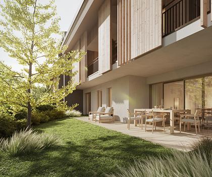 Neubau: Großzügige 3-Zimmer-Gartenwohnung mit perfekter Süd-West-Ausrichtung