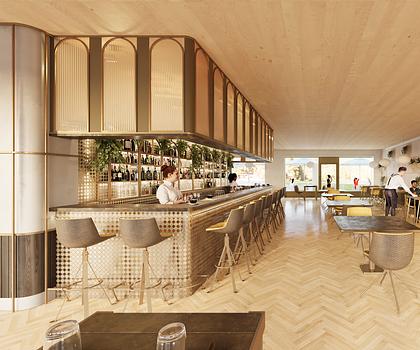 Exklusive Neubau-Gastronomieflächen in historischem Ambiente in bester Innenstadtlage von Karlsruhe