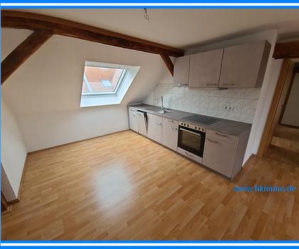 3-Raumwohnung unterm Dach in Köthen/Anhalt - Einbauküche ist dabei