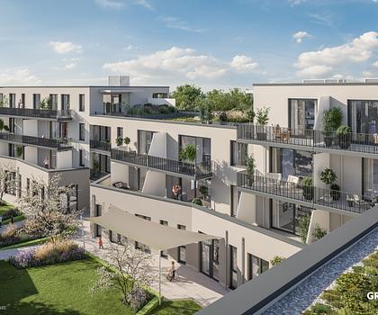 In attraktiver Lage: 3-Zi.-Whg. mit Süd-Balkon, 2 Bädern und sep. Abstellraum