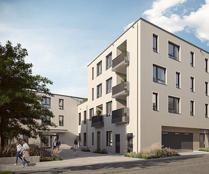 Apartment mit durchdachtem Grundriss mit geschützter Loggia und Tageslichtbad