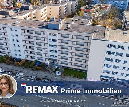 Zur Kapitalanlage oder Eigennutzung: 1-Zimmer-Wohnung mit Balkon zum Innenhof in München-Pasing