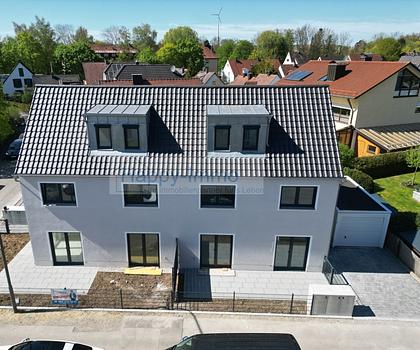 2 Doppelhaushälften in Dachau mit Garage / Süd-West-Garten bzw. Nord-West-Garten