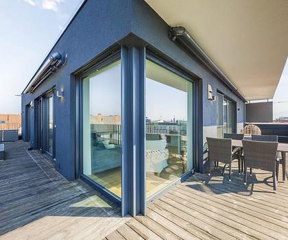 Exklusives Penthouse mit Alpenblick – stilvolles Wohnen nahe Salzburg - voll möbliert