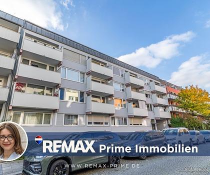 Stilvoll investieren mit fast 5% Rendite– vermietetes Apartment mit Westbalkon in Untersendling
