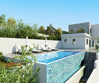 Elegante Villa mit 3 Schlafzimmern und Meerblick