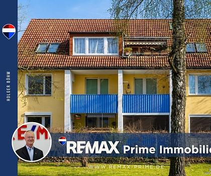 3-Zimmer-Eigentumswohnung in einem kleinen, freistehenden Mehrfamilienhaus mit nur fünf Parteien