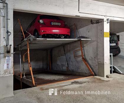 Schwabing, Destouchesstraße: Duplex Stellplatz unten, ab sofort. Provisionsfrei.