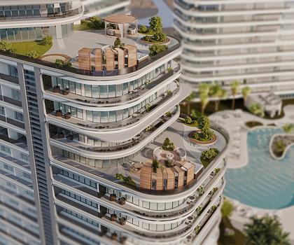 Attraktives 2-Zimmer-apartment mit Dubai Hills Blick