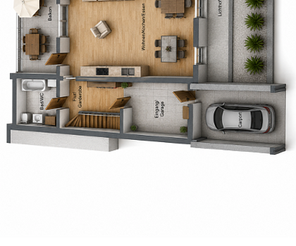 LOFT - modernes wohnen - TRAUM wird REALITÄT - mitten in der Metropole und grenznah zu Frankreich!