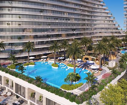 1 BR mit Strandlage und frontalem Meerblick