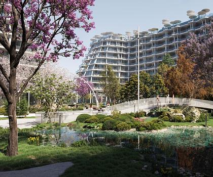 Sakura Gardens -  Falcon City of Wonders