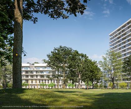 Kompaktes Apartment mit Duschbad in Westausrichtung