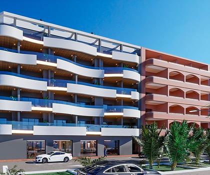 Appartements mit 3 Schlafzimmern, 2 Bädern und Gemeinschaftspool nur ca. 250 m vom Strand von Los Locos