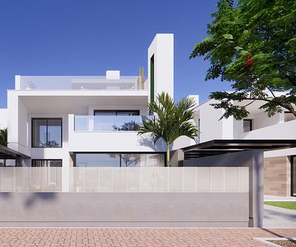 Luxusvilla an der größten künstlichen Lagune Europas