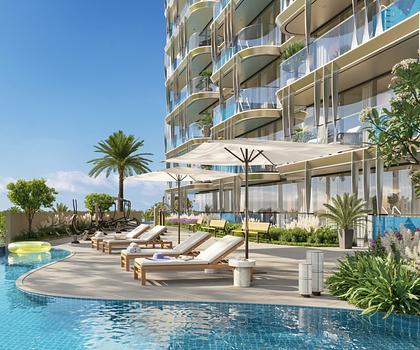 Dubai Islands - 2,5 Schlafzimmer - Eckapartment mit Pool auf dem umlaufenden Balkon
