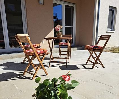 Idyllische Gartenwohnung vor den Toren Münchens in Ellgau bei Augsburg