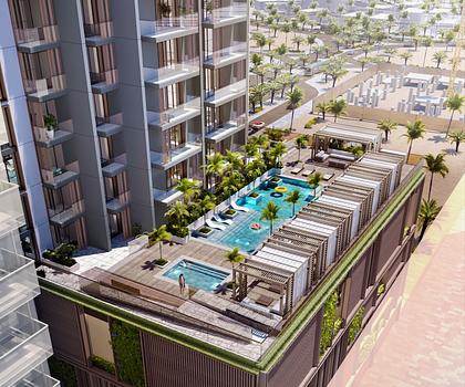 4-Zimmer-Duplex - Q Garden Lofts 2 - voll möbliert - Jumeirah Village Circle