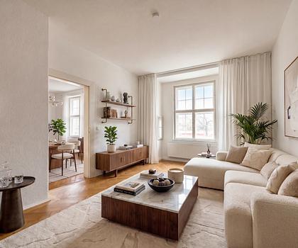 Historischer Charme: Stilvolle Altbauwohnung mit flexiblem Raumangebot