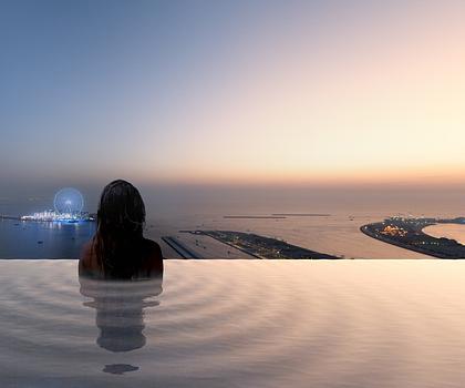 2 Zimmer plus Extra-raum im W Residences Tower 3 - Dubai Harbour direkt am Yachthafen