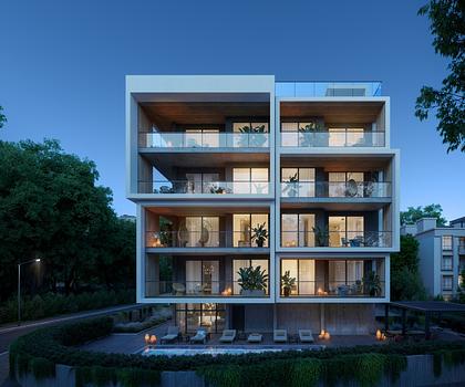 4-Zimmer- Penthouse - 800 m zum Strand - mit eigenem Pool auf der Dachterrasse