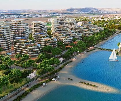Am Yachthafen Larnaca - direkte Meerlage -
erste Reihe mit Sandstrand