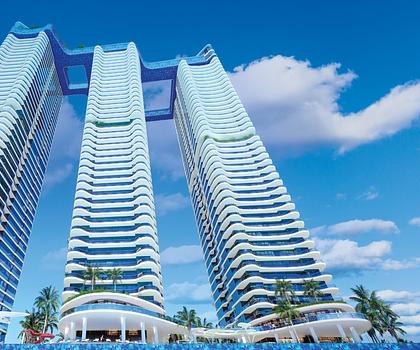Maritime City - Frontale Meerlage - Presidential Suite mit Pool auf dem Balkon - vollmöbliert