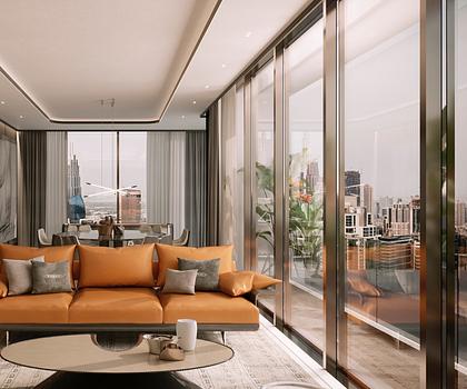 Grosses 1 Bedroom direkt am Dubai Canal Neubau - Bezugsfertig