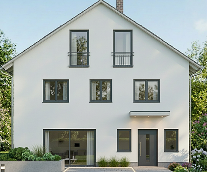 Phantastische Neubau-DHH für die ganze Familie im Grünen