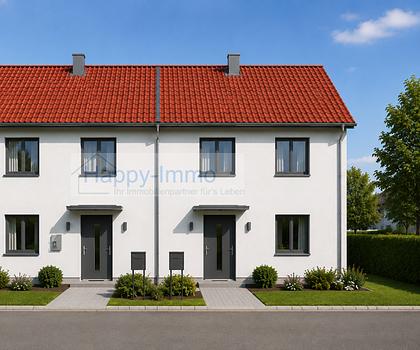 Neubau DHH mit ca. 140 qm Wfl, Grundstück -  Projektiert in Unterhaching