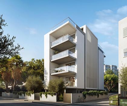 Penthouse - Neubau nur 200 m vom Strand - Pool auf dem Dachgarten