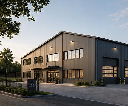 Individuell zu planende Gewerbehalle in Top-Lage
- Neubau nach Maß – Kauf oder Miete möglich