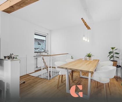 Wohnen auf zwei Ebenen - Moderne Wohnung mit West-Loggia