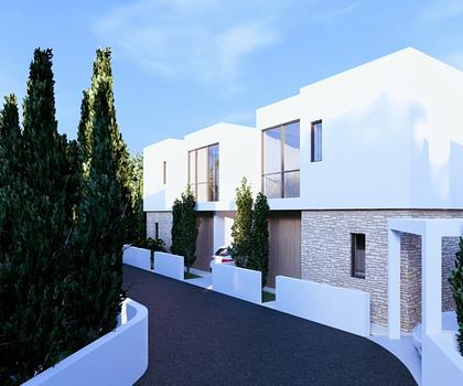 6 Villen mit Pool - vorne das Meer - nach hinten der Wald