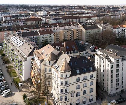 Zwei Mehrfamilienhäuser in Bestlage am Harras – 50 % Gewerbe & 50 % Wohnen