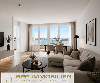 Wohnen mit Weitblick – renovierte 2-Zimmerwohnung mit Loggia, Pool & Sauna