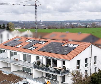 Modern wohnen am Ortsrand – 2-Zimmer-Neubauwohnung mit Terrasse und eigenem Gartenanteil