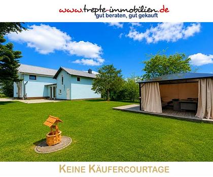 Wohnhaus + Gästehaus mit großen Grundstück in Feldrandlage! Nur 20 Minuten zum Ostseestrand!