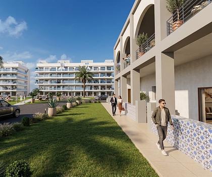 Penthouse-Wohnungen mit 3 Schlafzimmern, 2 Bädern und Dachterrasse in abgeschlossener Anlage mit Gemeinschaftspool und Spa
