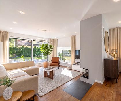 Modernes Einfamilienhaus mit Wärmepumpe, vier Schlafzimmern und sonnigem Garten