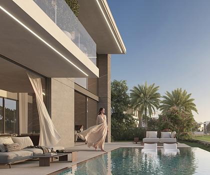 Jumeirah Golf Estates - Villa mit Pool -
direkt auf dem Golfplatz