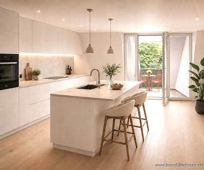 Kernsanierte 4 Zimmer Wohnung mit Loggia & Lift in prominenter Lage von Bogenhausen