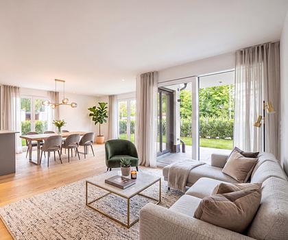 Edle Maisonette-Garten-Wohnung nahe des Pasing-Nymphenburger-Kanals