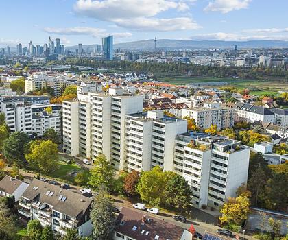 ++Praktisch, solide, nachhaltig! 3-Zimmer-Wohnung mit Balkon & Stellplatz in Oberrad++