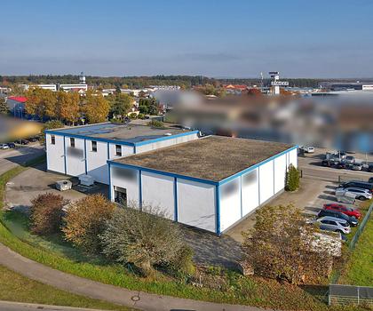 Lagergebäude mit ca. 2.000 qm Nutzfläche auf 3.428 qm Grundstück, vermietet bis 31.12.2028 mit 6,2% Rendite